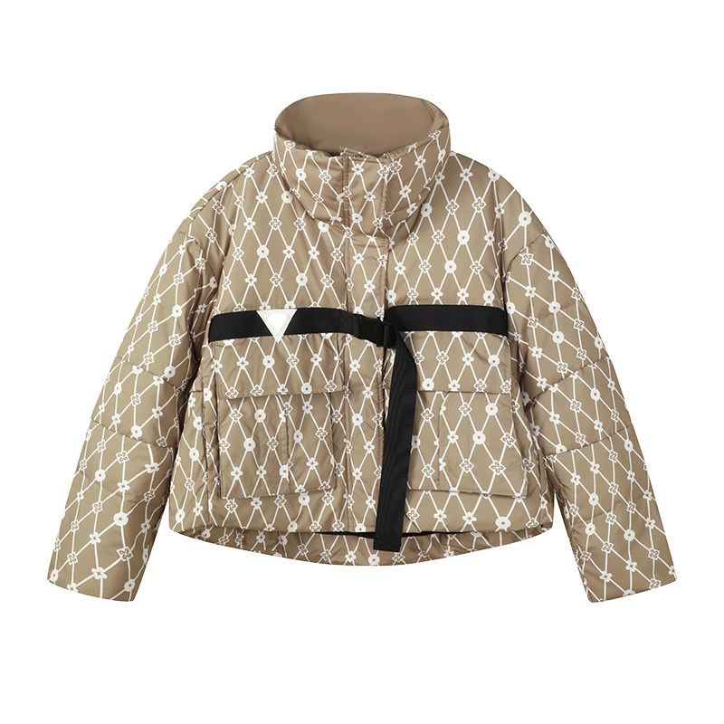 【现货】2023冬季新款印花系带90白鸭绒羽绒服095-997-P275K398,女装羽绒服,浙宝095(原288A)
