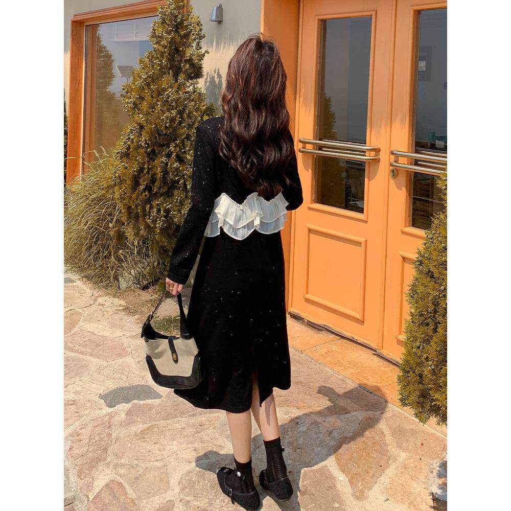 【9.22现货】2025秋装新款小香风连衣裙095-8260-P145-K208,女装连衣裙,浙宝095(原288A)