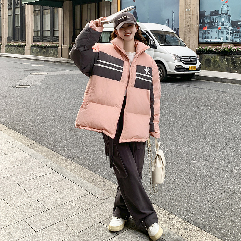【现货】2023冬季绣花宽松加厚90白鸭绒羽绒服095-903-P275-K398,女装羽绒服,浙宝095(原288A)