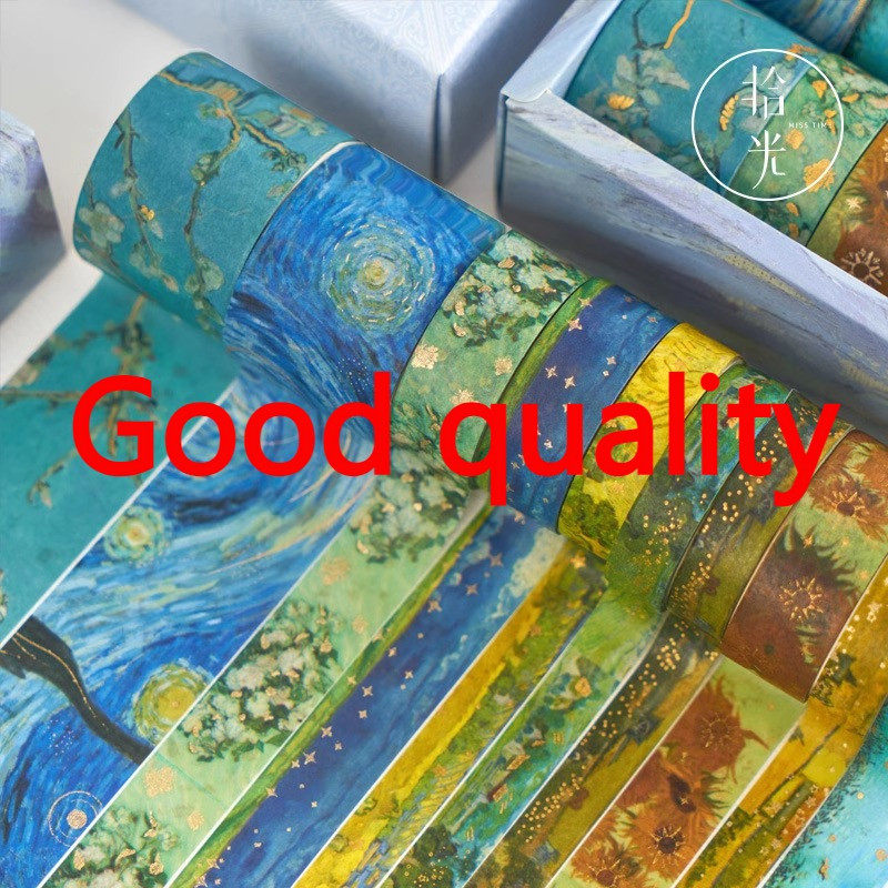 12pcs/box Van Gogh impression Washi Tape DIY Scrapbooking S