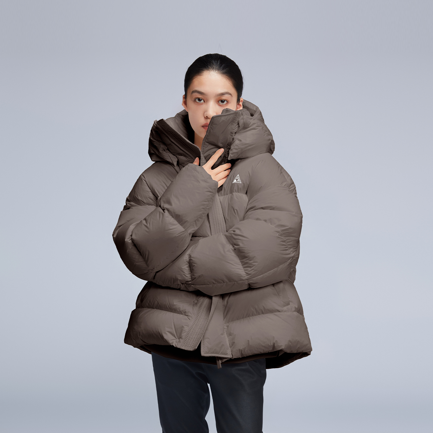 外套舒适羽绒服又见高山