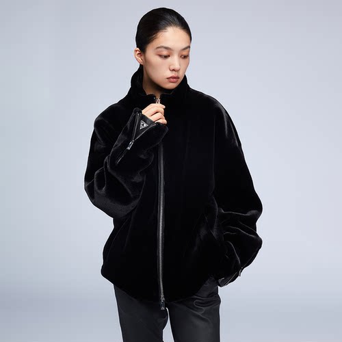 毛绒夹克外套又见高山