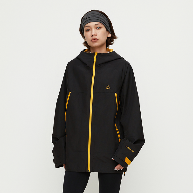 又见高山MetaMount B400 PRO轻量透气撞色压胶冲锋衣三防户外女款