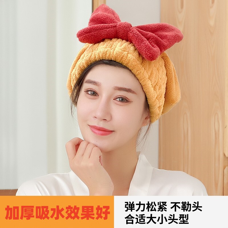 干发帽女超强吸水速干浴帽可爱长短发洗头擦头干发巾2021新款加厚