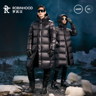 罗宾汉鹅绒长款羽绒服-R038Y61006A
