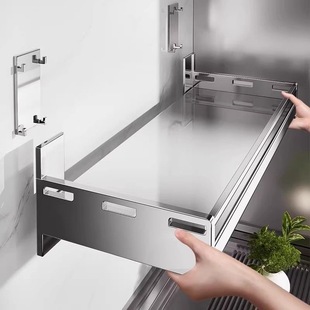 不锈钢阳台洗衣机置物架上方家用架子洗衣液收纳室外挂墙上置物架