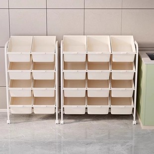 厨房放菜架多层置物架水果架子宝宝书本玩具收纳架杂物大容量收纳