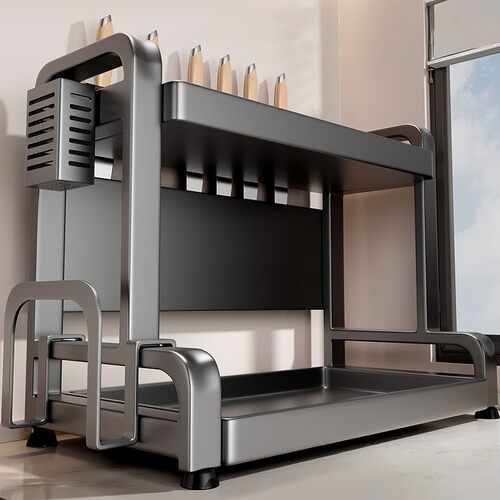 厨房多功能调料品置物架家用台面调味料筷子筒刀具油盐酱醋收纳架 - 封面