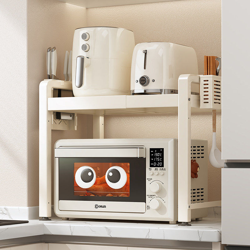 厨房微波炉置物架电饭煲烤箱电器台面多功能一体可伸缩收纳架子,厨房/烹饪用具,厨房置物架/置物柜/角架,淘宝优惠券,粉丝福利购,淘宝优惠卷