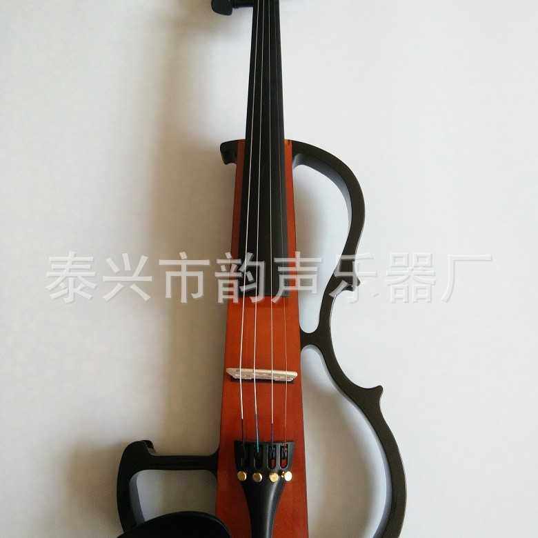 新款直销高档双色分色手工电子小提琴 初学者演奏电声小提琴乐器8