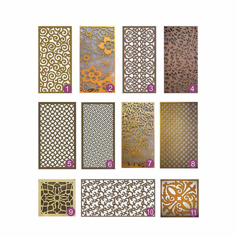 新款直销轻奢客厅卧室屏风隔断墙 酒店大堂镂空中式艺术装饰玄关