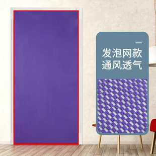新款直销9WOR夏季防蚊虫纱门帘单体防飘加厚发泡网门帘双丝线胶网