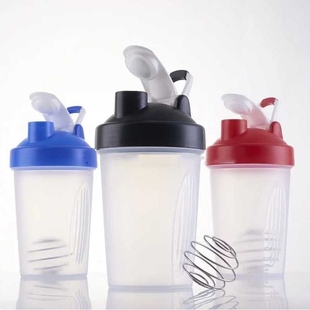 新款直销经典款蛋白粉摇摇杯运动水杯奶昔摇杯小号400ml塑料水杯