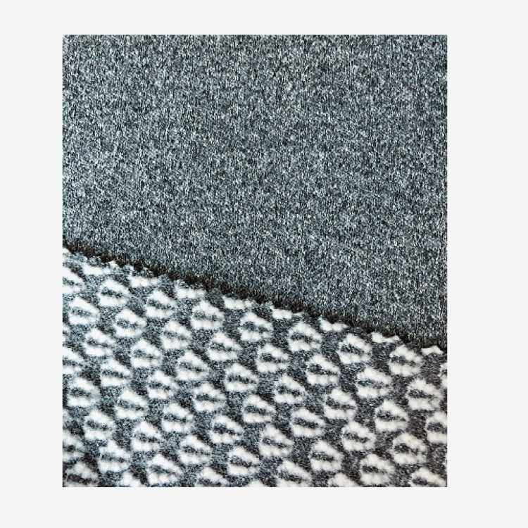 新款直销针织纬编阳涤提花布 直销现货阳离子提花运动骑行服面料8