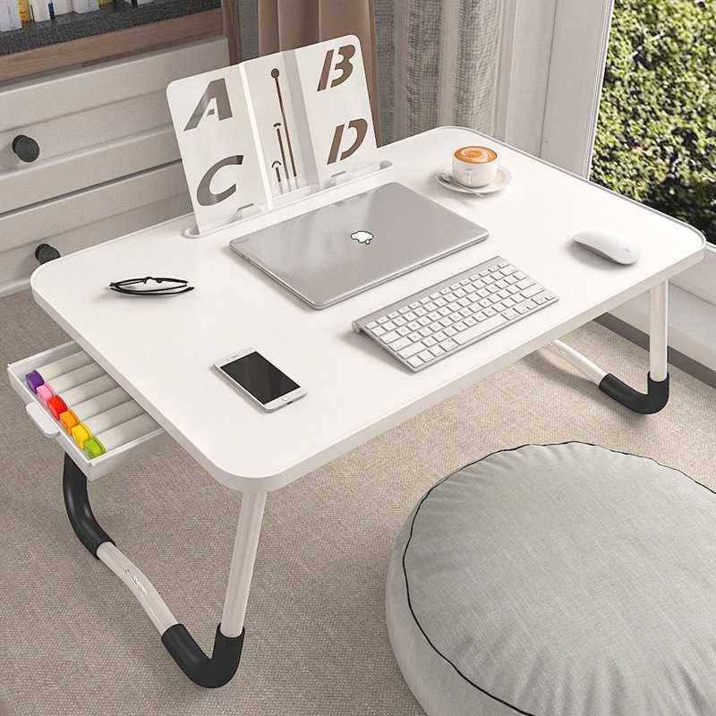新款直销床上书桌宿舍卧室折叠桌懒人学生学习写字家用笔记本电脑