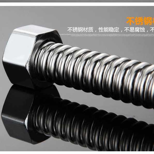 新款直销sus304不锈钢波纹管 热水器冷热防爆进出水管4分金属软管,家装主材,进水软管,淘宝优惠券,粉丝福利购,淘宝优惠卷