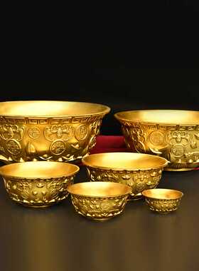 新款直销黄铜聚宝盆摆件 家居金属装饰工艺品8