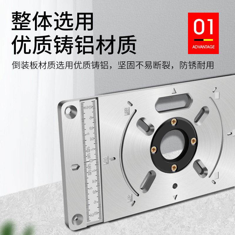 新款直销修边机倒装板木工锣机铣刀倒装台台反装电木铣雕刻铝塑板