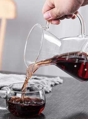 新款直销直销高硼硅玻璃手冲咖啡壶带过滤分享咖啡壶煮茶壶可loge