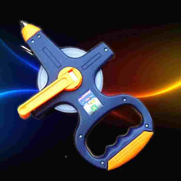 金发 手提式架尺/钢卷尺架式/盒尺/插地式架子尺50米 卷尺50米