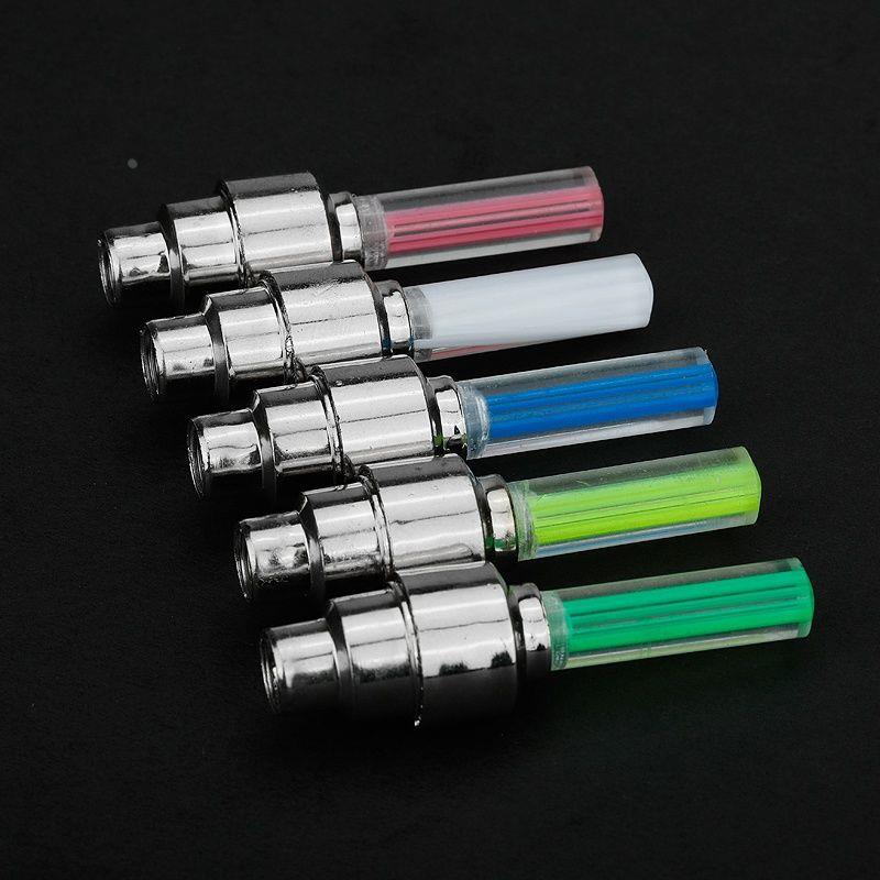 自行车闪灯夜骑七彩自行车灯气门灯夜骑轮胎灯闪光灯炫彩气嘴单车