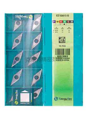 韩国特固克 Taegutec数控刀片 VCGT160404-FL K10 加工铝件