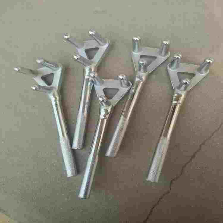 镀铬三爪扳手防滑K型扳手Y型阀门钩扳手1200 1000 900 800 700mm