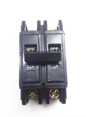 华通老款老式黑色DZ12-60塑料外壳断路器10A-60A单极1-3P空气开关