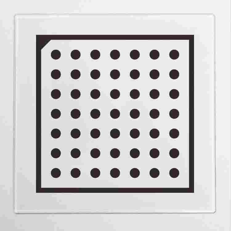 玻璃标定板 校正光学标定板 亚克力标定 Halcon双目视觉标定板GB