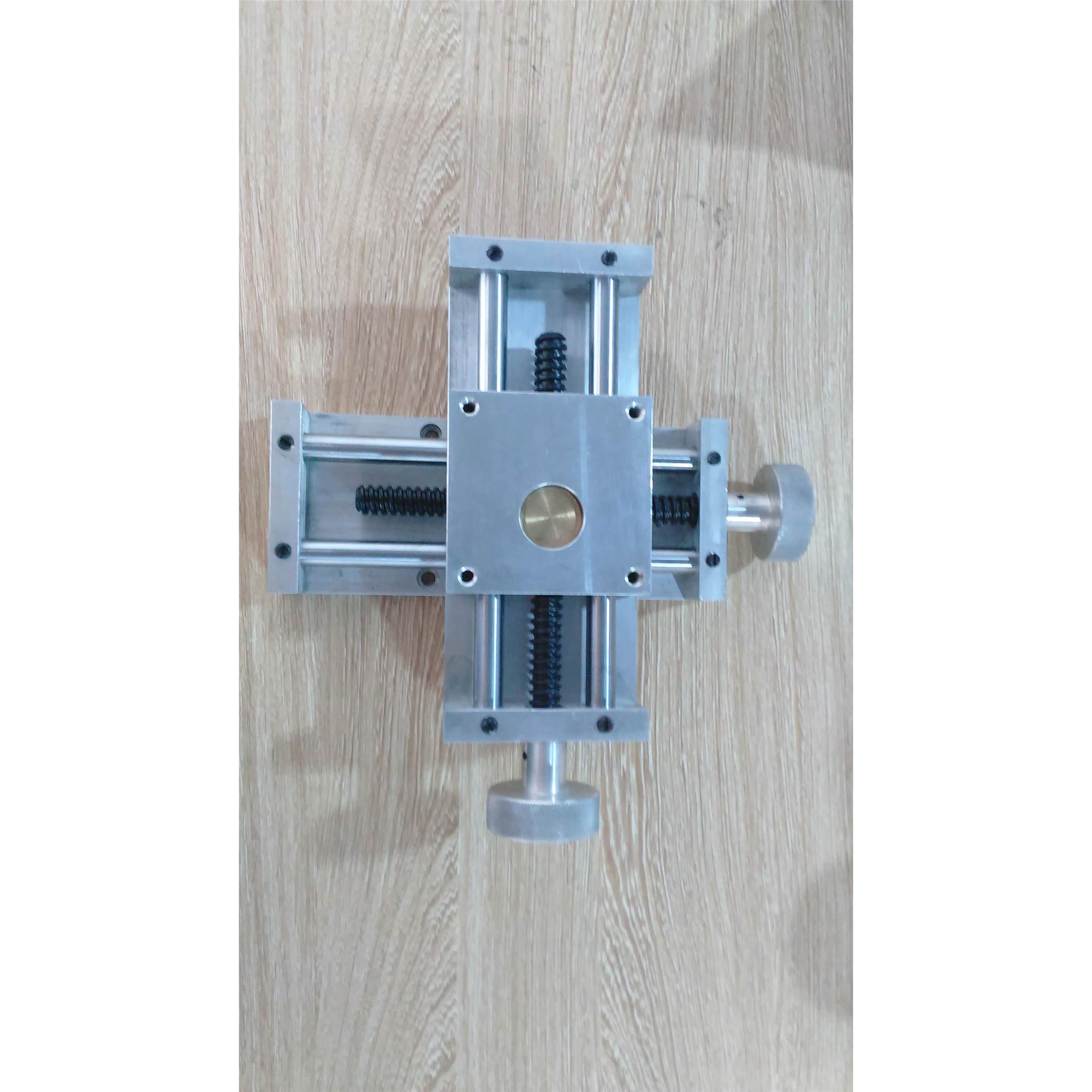 精密微调十字手摇滑台手动平移台定制滑台丝杆一维xy直线模组滑台