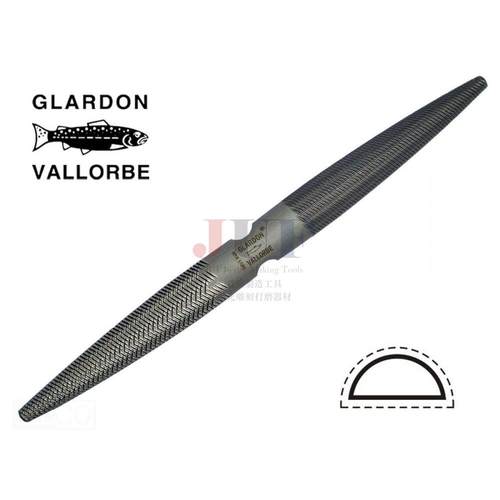 瑞士进口 Glardon Vallorbe 鱼牌双头蜡锉 雕蜡锉刀 8寸