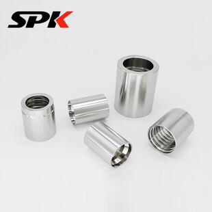 304不锈钢套筒液压软管接头套筒03310型号标准接头扣压套筒