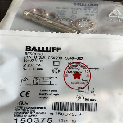 现货螺纹插件式接近开关BES0060 BES M12MI-PSC20B-S04G质保二年