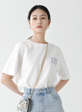 TheMiddle长绒棉原创印花T恤短袖重工满印发泡工艺环保不掉色短袖