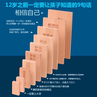 小众礼物男孩儿童女孩创意从小到大积木十片多米诺骨牌小学生奖励