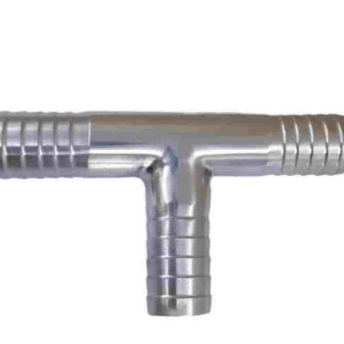 304不锈钢卫生级皮管/T型接头软管T字型水管竹节管件