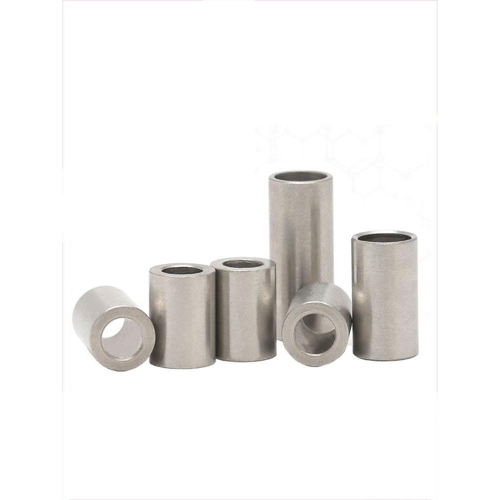 304不锈钢套管加长圆柱钢套轴套无牙螺套空心衬套M2M3M4M5M6-8-9