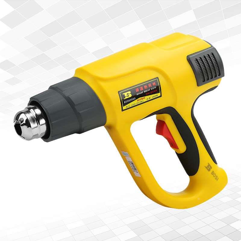 波斯工具数显调温热风枪热风机塑料焊枪贴膜烤枪热收缩吹缩热风枪