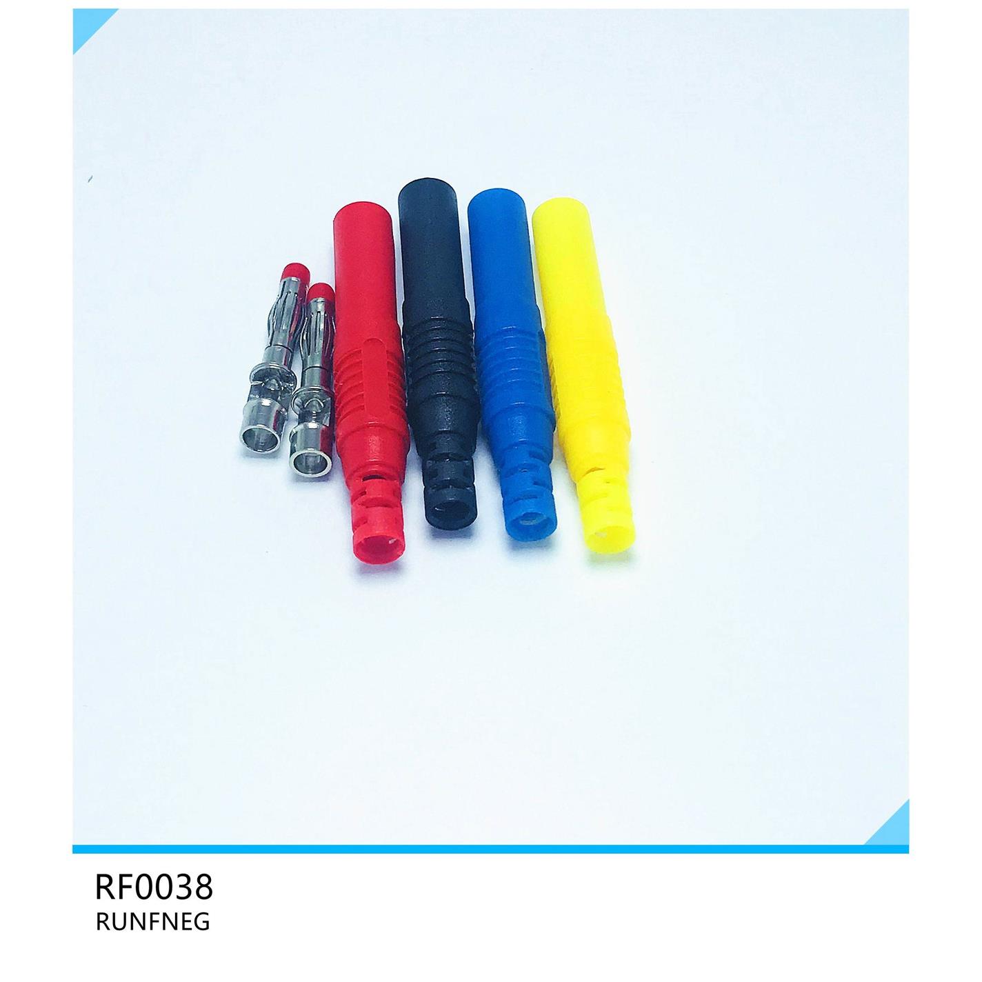 4mm香蕉插头 4mm红头香蕉插头 音响插头