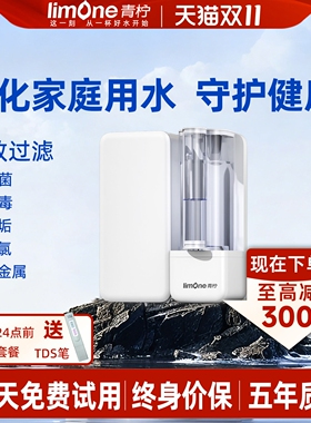 青柠ro反渗透净水器家用直饮机台