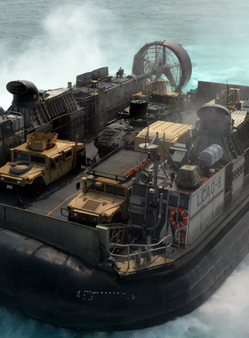 美国陆战队LCAC型气垫登陆艇图纸飞机建模三维数模SW飞机设计图纸