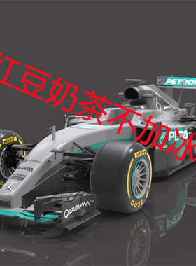 F1梅赛德斯奔驰W07赛车零件图/赛车SolidWork图纸/车/汽车3D