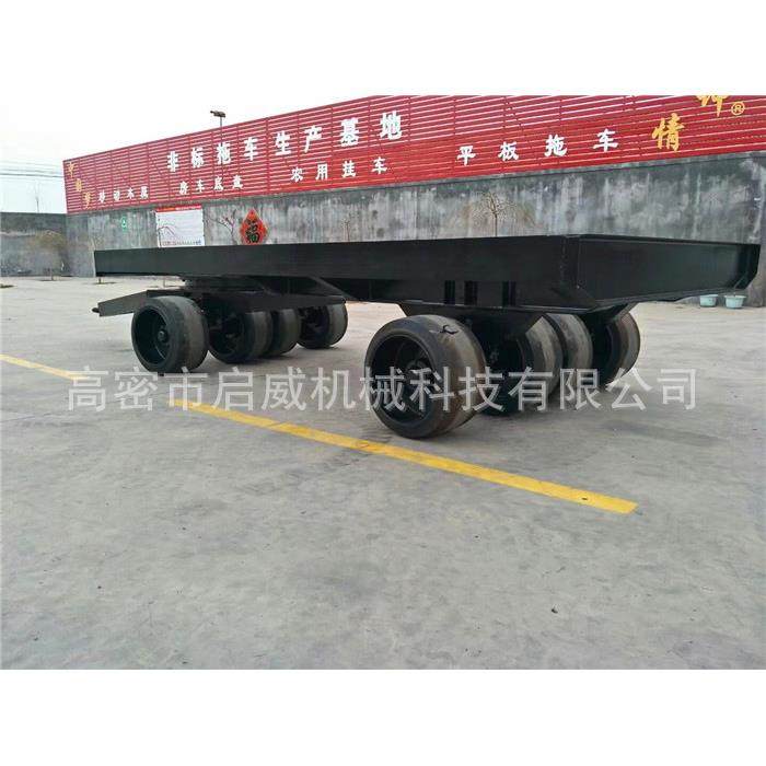 货源供应0吨骨架拖车框架结构平板拖车厂家供应