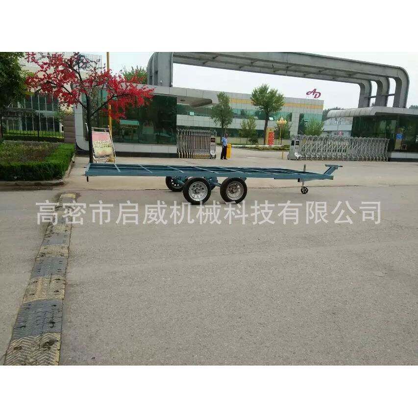 货源供应移动木屋拖车房车底盘吨欧式拖车厂家供应