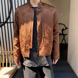 秋冬新款立领重工提花短外套夹棉男新中式棉袄上衣潮P125，女装短外套，星座1111（原C206）