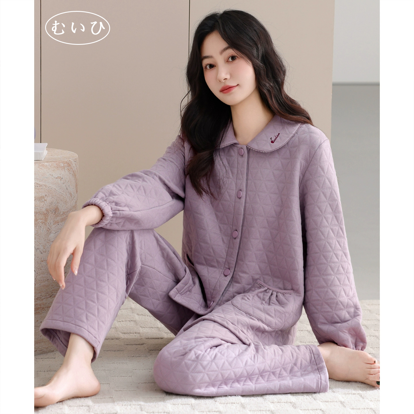 高端/纯棉/舒适日本轻奢女睡衣