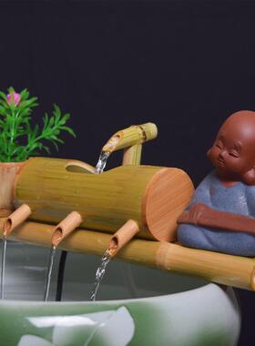 鱼缸滤器上置水循环过流水形器瓷缸石圆瓦缸养槽鱼增氧小20210501