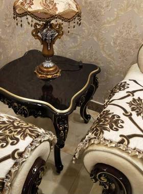 古典色欧角几沙式发边几40075方几电话几啡小茶几客方桌简约电话