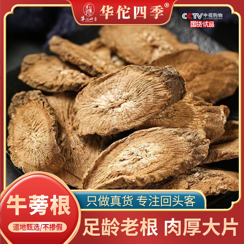 牛蒡根中药材牛蒡根片正宗山东苍山甄选色泽自然无硫牛蒡根片500g