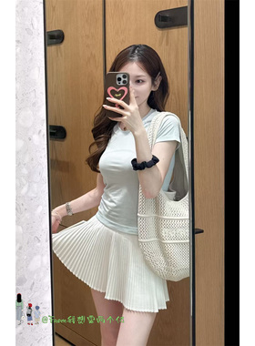 From新色/山顶蓝~齐腰短款速干运动瑜伽服swif Race3.0短袖T恤女